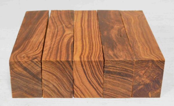 Desert Ironwood (Olneya Tesota) 36 Dark/Half Grade A turning blanks knife scales 5.2" x 1.7" x 1.2" (13.2 x 4.3 x 3.0 cm) GENERIC