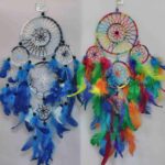 Dream Catcher 5 rings 3 inches, includes shipping, colors may vary