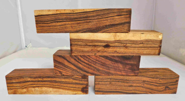 Desert Ironwood (Olneya Tesota) 16 Grade A knife scales bird calls 6.0" x 1.5" x 1.5" (15.2 x 3.8 x 3.8 cm) Box MW
