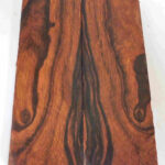 Desert Ironwood bookmatched pairs figured knife scales 5.2" x 1.7" x .35" (13.2 x 4.3 x 0.9 cm) #019