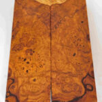 Desert Ironwood BURL bookmatched pairs figured knife scales 5.2" x 1.7" x .35" (13.2 x 4.3 x 0.9 cm) #BS263