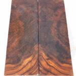 Desert Ironwood BURL bookmatched pairs figured knife scales 5.2" x 1.7" x .35" (13.2 x 4.3 x 0.9 cm) #BS278