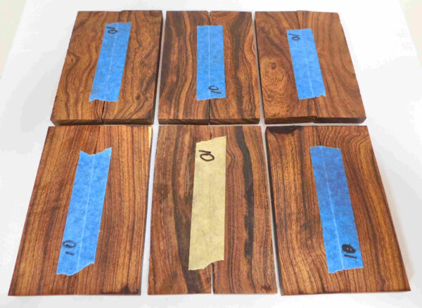 Desert Ironwood olneya tesota 20 bookmatch knife scales 5.2 x 1.7 x .35 (13.2 x 4.3 x .9 cm) Generic